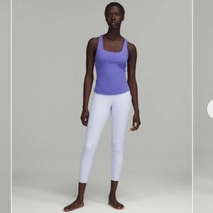 [12] NWT 2022 Lululemon Align High-Rise Pant w/ Pockets 25" Pastel Blue Lavender